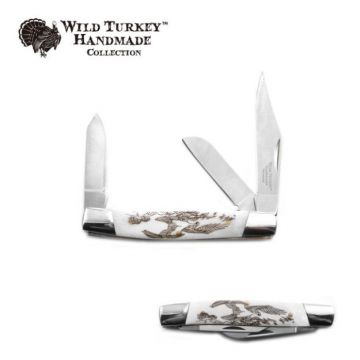 Wild Turkey Handmade Gentlemen's Knife 4" Closed